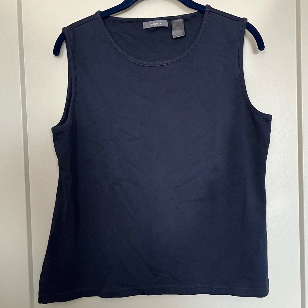 Navy Blue Tank Top